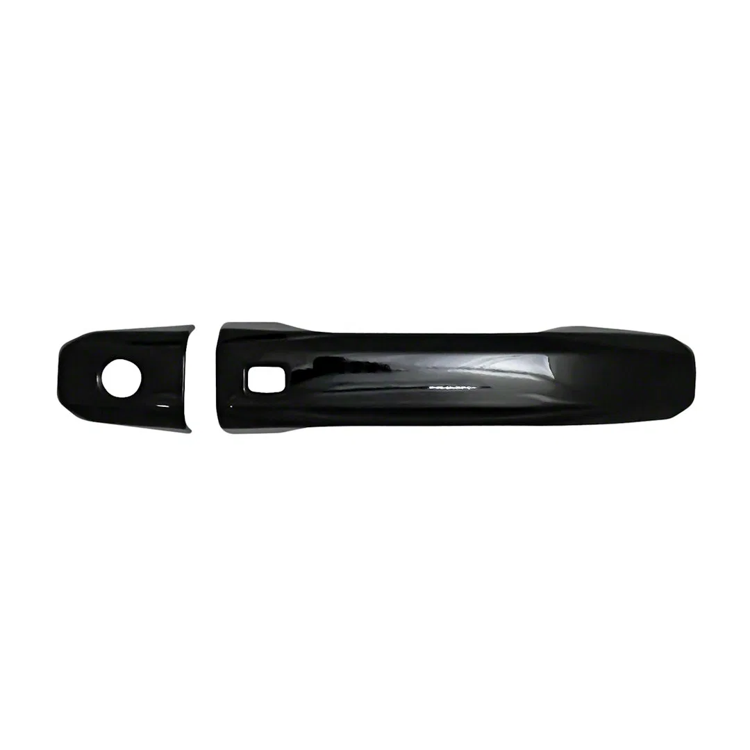 CCIDH68588SBK – COAST2COAST Exterior Door Handle Cover, Gloss Black ABS Plastic Levers Only With Four Smart Key Cutou...